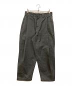 COOTIE PRODUCTIONS×Dickiesクーティープロダクツ×ディッキーズ）の古着「Raza 1 Tuck Trousers」｜グレー