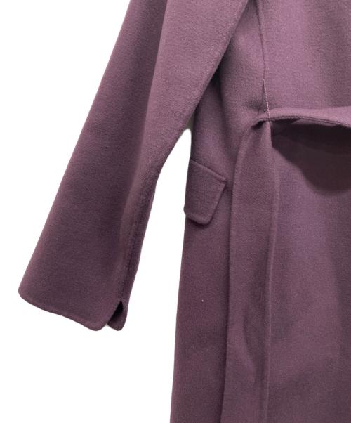 'S Max Mara（エスマックスマーラ）'S Max Mara (エスマックスマーラ) ガウンコート パープル サイズ:36の古着・服飾アイテム
