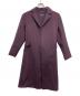 'S Max Mara（エスマックスマーラ）の古着「ガウンコート」｜パープル