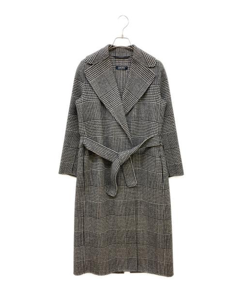 'S Max Mara（エスマックスマーラ）'S Max Mara (エスマックスマーラ) ガウンコート ブラック×ホワイト サイズ:34の古着・服飾アイテム