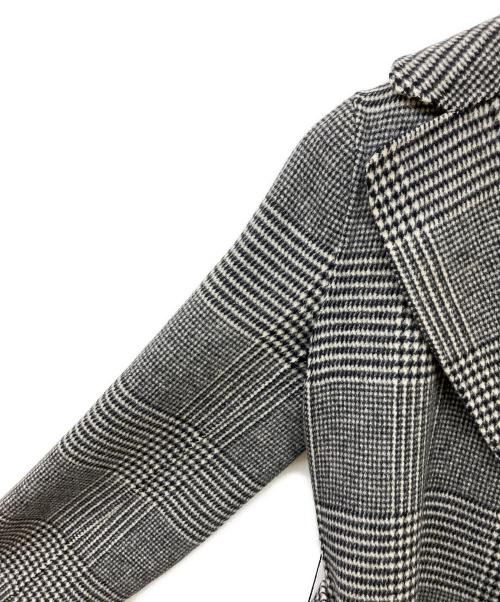 'S Max Mara（エスマックスマーラ）'S Max Mara (エスマックスマーラ) ガウンコート ブラック×ホワイト サイズ:34の古着・服飾アイテム