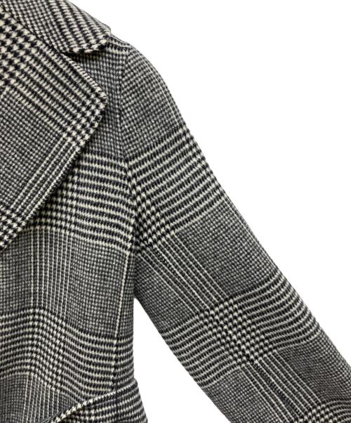 'S Max Mara（エスマックスマーラ）'S Max Mara (エスマックスマーラ) ガウンコート ブラック×ホワイト サイズ:34の古着・服飾アイテム