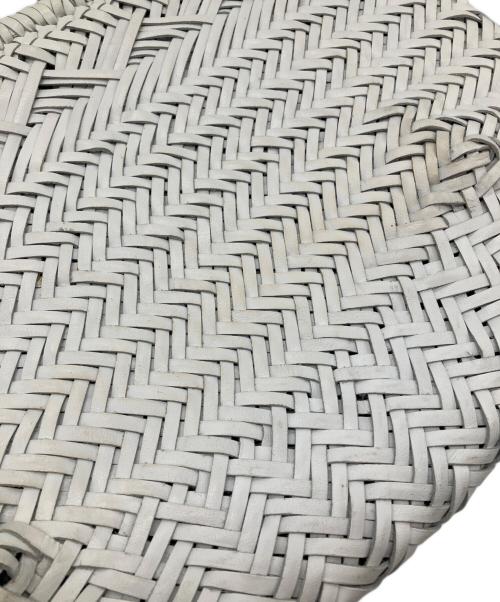 st.Christopher（セントクリストファー）st.Christopher (セントクリストファー) dragon (ドラゴン) レザーメッシュハンドバッグ ホワイトの古着・服飾アイテム