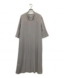 ADORE（アドーア）の古着「クリアジョーゼットワンピース」｜グレー