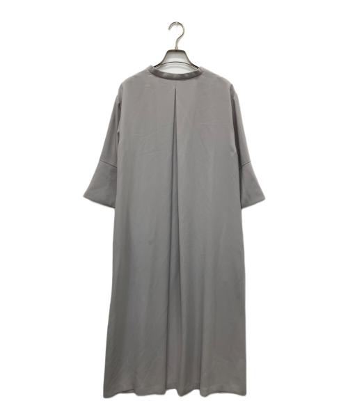 ADORE（アドーア）ADORE (アドーア) クリアジョーゼットワンピース グレー サイズ:36の古着・服飾アイテム