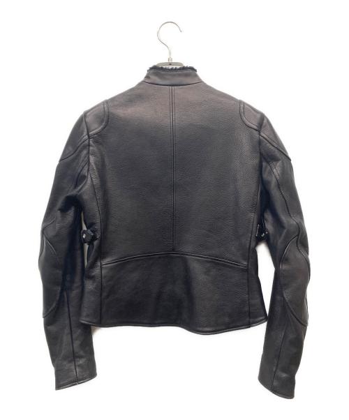 Acne studios（アクネ ストゥディオス）ACNE STUDIOS (アクネ ストゥディオス) レザーバイカージャケット ブラック サイズ:34の古着・服飾アイテム