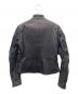 ACNE STUDIOS (アクネ ストゥディオス) レザーバイカージャケット ブラック サイズ:34：13000円