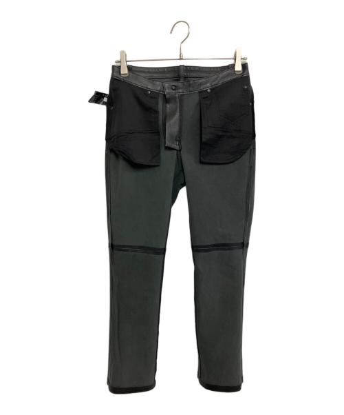 AP STUDIO（エーピーストゥディオ）AP STUDIO (エーピーストゥディオ) レザーコンフォートパンツ ブラック サイズ:36の古着・服飾アイテム