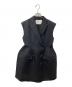 MYLAN（マイラン）の古着「Sleeveless Bustle Long Jacket MY24SS-OP-002」｜ブラック