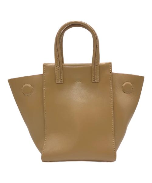 YAHKI（ヤーキ）YAHKI (ヤーキ) 2WAYハンドバッグ ベージュの古着・服飾アイテム