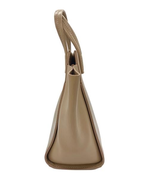 YAHKI（ヤーキ）YAHKI (ヤーキ) 2WAYハンドバッグ ベージュの古着・服飾アイテム