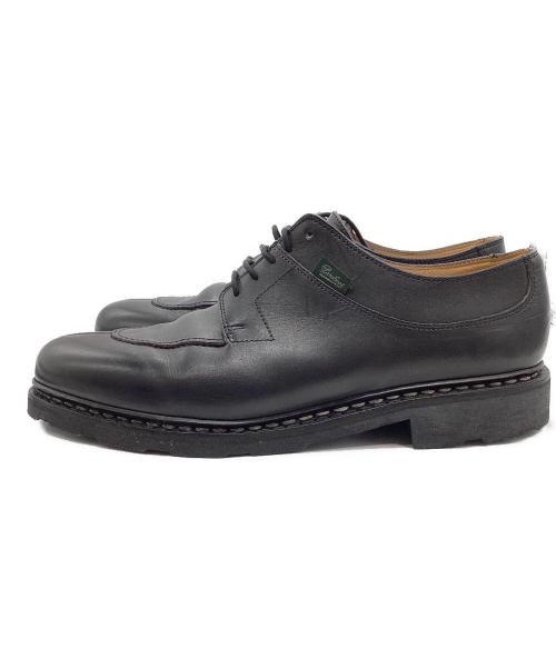 PARABOOT（パラブーツ）PARABOOT (パラブーツ) Uチップシューズ ブラック サイズ:8　1/2の古着・服飾アイテム