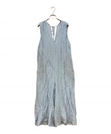 STUNNING LURE（スタニングルアー）の古着「rランダムプリーツオールインワン」｜ライトブルー