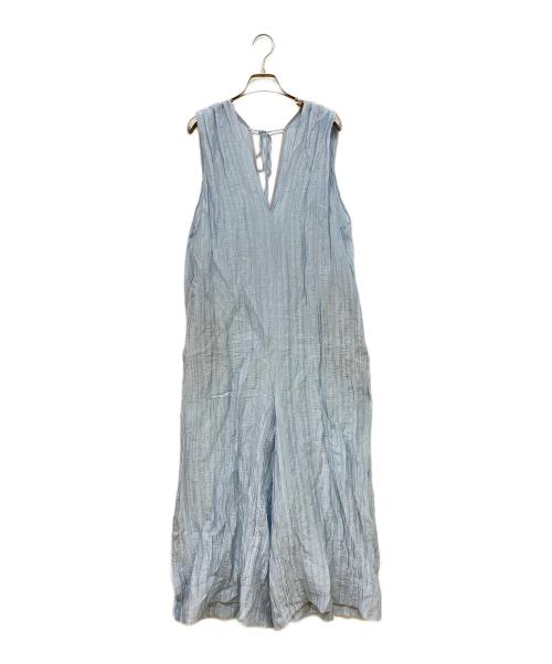 STUNNING LURE（スタニングルアー）STUNNING LURE (スタニングルアー) rランダムプリーツオールインワン ライトブルーの古着・服飾アイテム