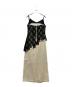 JOSE MOON (ジョゼムーン) LACE DOCKING DRESS ベージュ サイズ:38：12000円