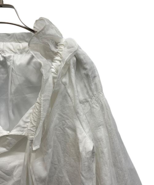 CELFORD（セルフォード）CELFORD (セルフォード) スモックメッシュブラウス ホワイト サイズ:Freeの古着・服飾アイテム