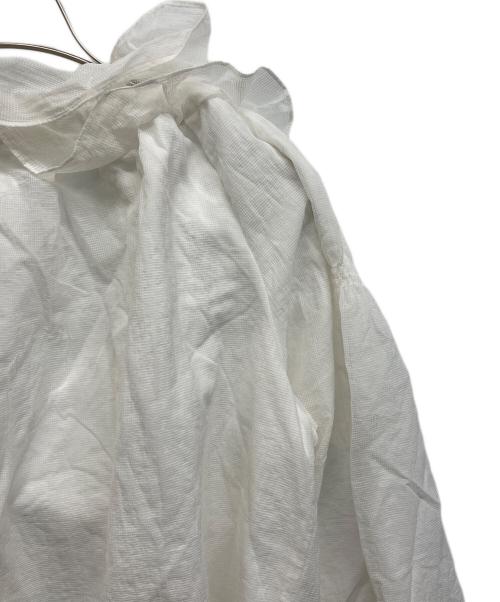 CELFORD（セルフォード）CELFORD (セルフォード) スモックメッシュブラウス ホワイト サイズ:Freeの古着・服飾アイテム