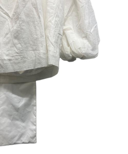 CELFORD（セルフォード）CELFORD (セルフォード) スモックメッシュブラウス ホワイト サイズ:Freeの古着・服飾アイテム