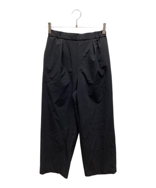 ourhome（アワホーム）ourhome (アワホーム) ハリ感タックワイドパンツ ブラック サイズ:FREEの古着・服飾アイテム