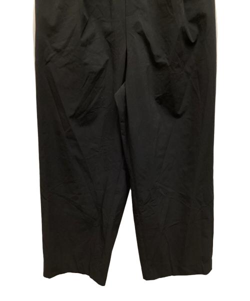 ourhome（アワホーム）ourhome (アワホーム) ハリ感タックワイドパンツ ブラック サイズ:FREEの古着・服飾アイテム