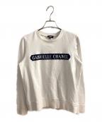 CHANELシャネル）の古着「GABRIELLE CHANEL ロゴスウェット」｜ホワイト