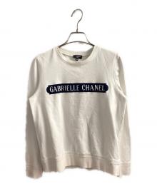 CHANEL（シャネル）の古着「GABRIELLE CHANEL ロゴスウェット」｜ホワイト