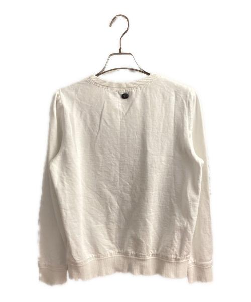 CHANEL（シャネル）CHANEL (シャネル) GABRIELLE CHANEL ロゴスウェット ホワイト サイズ:34の古着・服飾アイテム