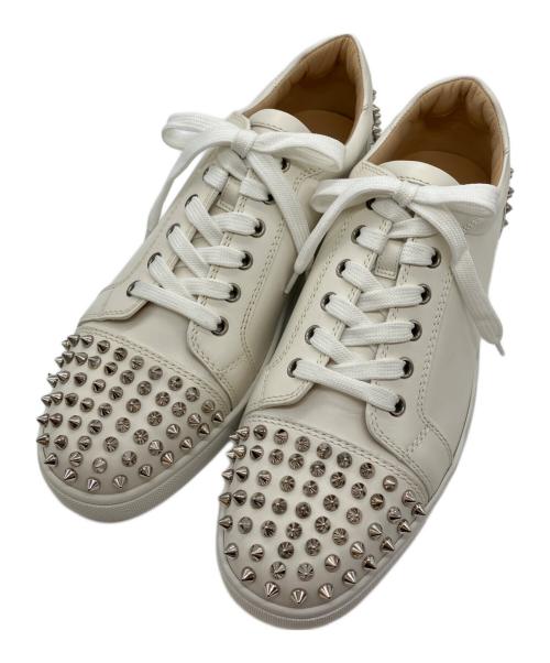 Christian Louboutin（クリスチャン・ルブタン）Christian Louboutin (クリスチャン・ルブタン) SEAVASTE 2 FLAT ホワイト サイズ:42の古着・服飾アイテム