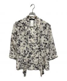 WEEKEND Max Mara（ウィークエンド マックスマーラ）の古着「シルクボウタイブラウス」｜ベージュ