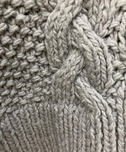 rideaux en lin（リドアンラン）Rideaux en lin (リドアンラン) ニットカーディガン グレー サイズ:FREEの古着・服飾アイテム