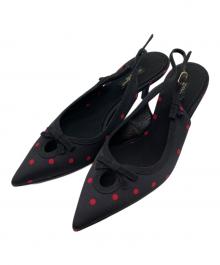 DOLCE & GABBANA（ドルチェ＆ガッバーナ）の古着「バックストラップパンプス」｜ブラック