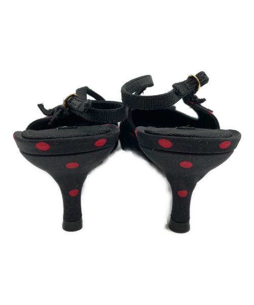 DOLCE & GABBANA（ドルチェ＆ガッバーナ）DOLCE & GABBANA (ドルチェ＆ガッバーナ) バックストラップパンプス ブラック サイズ:36の古着・服飾アイテム