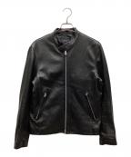 Collectiveコレクティブ）の古着「ラムレザージャケット」｜ブラック