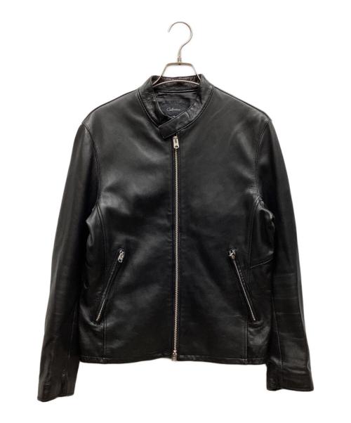Collective（コレクティブ）Collective (コレクティブ) ラムレザージャケット ブラック サイズ:Mの古着・服飾アイテム