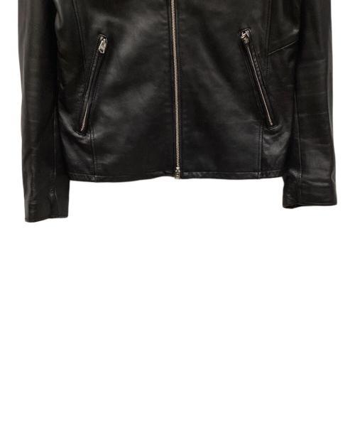 Collective（コレクティブ）Collective (コレクティブ) ラムレザージャケット ブラック サイズ:Mの古着・服飾アイテム