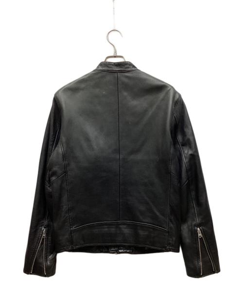 Collective（コレクティブ）Collective (コレクティブ) ラムレザージャケット ブラック サイズ:Mの古着・服飾アイテム