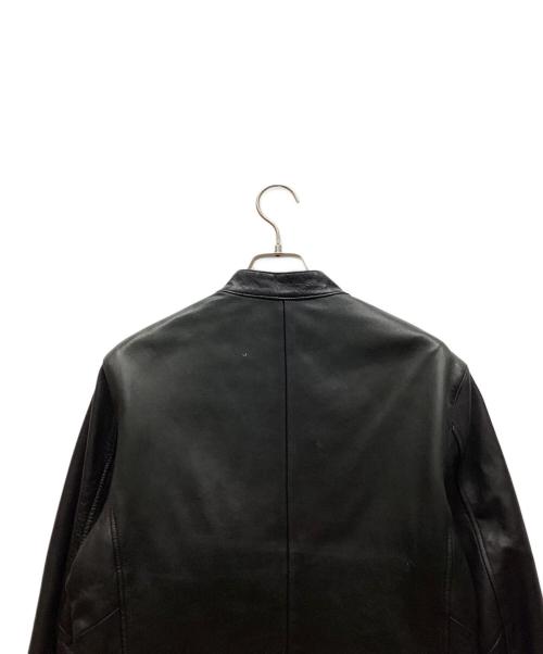 Collective（コレクティブ）Collective (コレクティブ) ラムレザージャケット ブラック サイズ:Mの古着・服飾アイテム