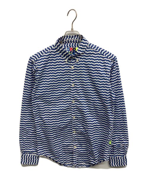 MSGM（エムエスジーエム）MSGM (エムエスジーエム) ボタンダウンシャツ ブルー サイズ:37 未使用品の古着・服飾アイテム
