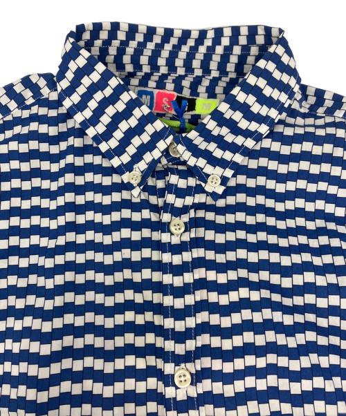 MSGM（エムエスジーエム）MSGM (エムエスジーエム) ボタンダウンシャツ ブルー サイズ:37 未使用品の古着・服飾アイテム