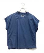 MHLマーガレットハウエル）の古着「HIGHCOUNT COTTON LINEN SHIRT」｜ブルー