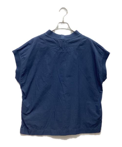 MHL（マーガレットハウエル）MHL (エムエイチエル) HIGHCOUNT COTTON LINEN SHIRT ブルー サイズ:1の古着・服飾アイテム