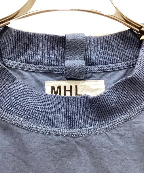 MHL（マーガレットハウエル）MHL (エムエイチエル) HIGHCOUNT COTTON LINEN SHIRT ブルー サイズ:1の古着・服飾アイテム