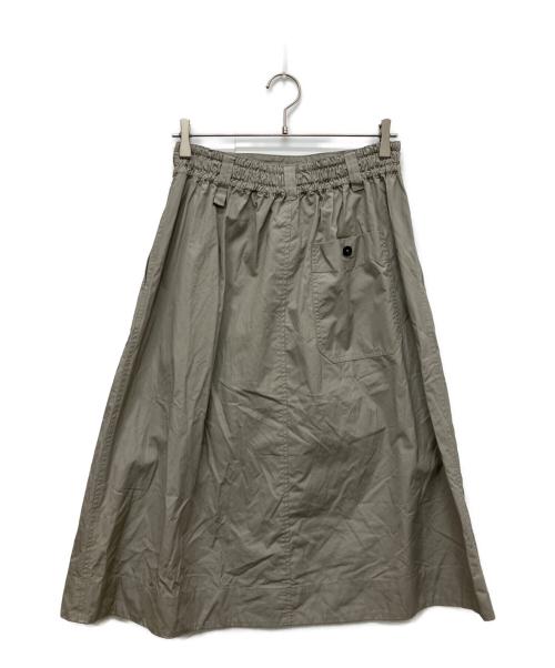 MHL（エムエイチエル）MHL (エムエイチエル) FINE COMPACT COTTON POPLIN SKIRT ベージュ サイズ:2の古着・服飾アイテム