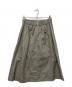 MHL (エムエイチエル) FINE COMPACT COTTON POPLIN SKIRT ベージュ サイズ:2：8000円
