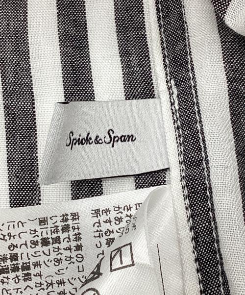Spick and Span（スピック＆スパン）Spick and Span (スピック＆スパン) リネンブレンドフレンチヘムギャザーシャツ グレー サイズ:Freeの古着・服飾アイテム