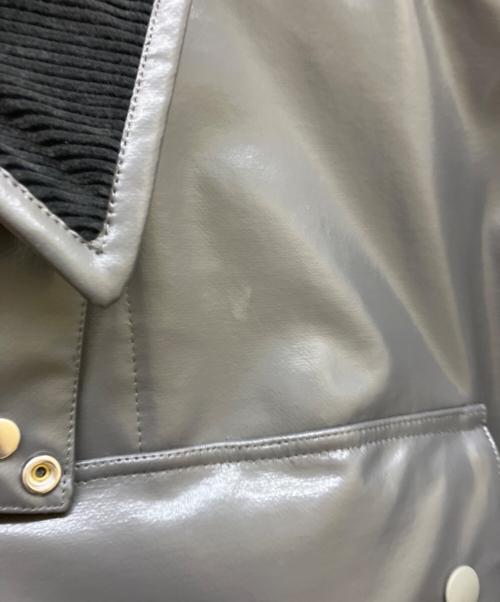 JANE SMITH（ジェーンスミス）JANE SMITH (ジェーンスミス) POLYURETHANE COATING HUNTING BLOUSON/ポリウレタンコーティングハンティングブルゾン グレー サイズ:SIZE 38の古着・服飾アイテム