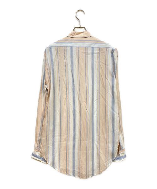 Acne studios（アクネ ストゥディオズ）Acne studios (アクネ ストゥディオズ) マルチストライプシャツ オレンジ サイズ:34の古着・服飾アイテム