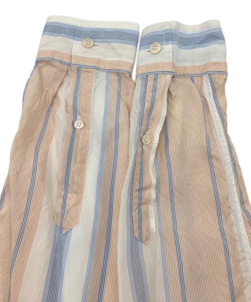 Acne studios（アクネ ストゥディオズ）Acne studios (アクネ ストゥディオズ) マルチストライプシャツ オレンジ サイズ:34の古着・服飾アイテム