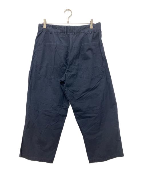 Y's（ワイズ）Y's (ワイズ) 80ｓガーメントダイワイドストレートパンツ ネイビー サイズ:表記なしの古着・服飾アイテム