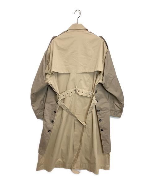 H&M（エイチアンドエム）H&M (エイチアンドエム) ROKH (ロク) ツーピースツイルトレンチコート ベージュ サイズ:Ｍの古着・服飾アイテム